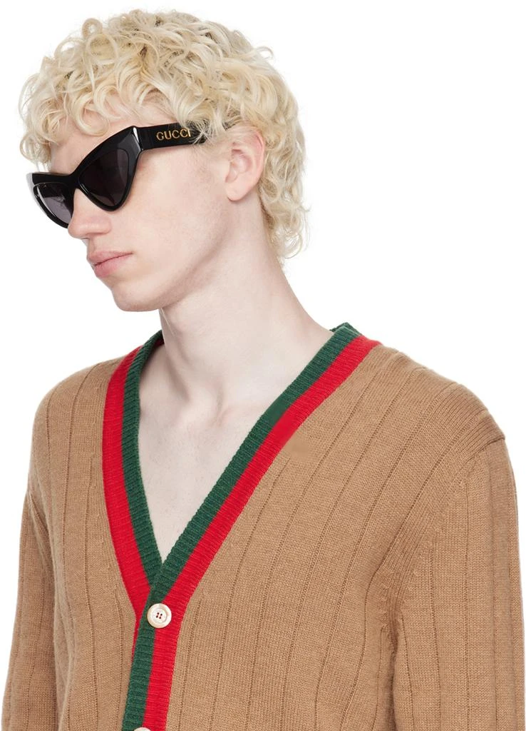Gucci Black Cat-Eye Sunglasses 4