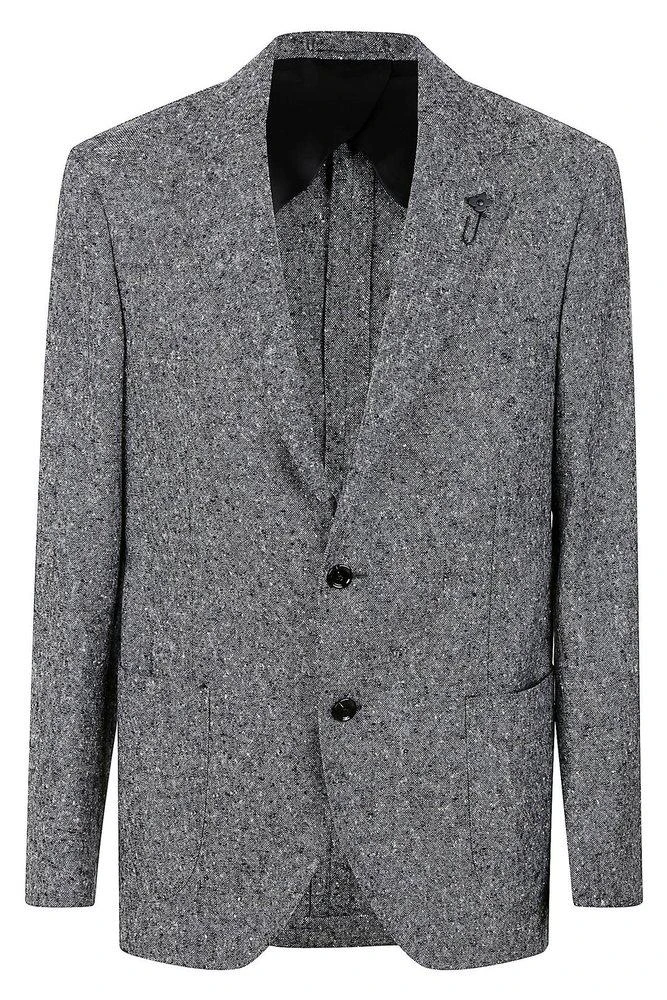 LARDINI Lardini Textured Two-Button Blazer