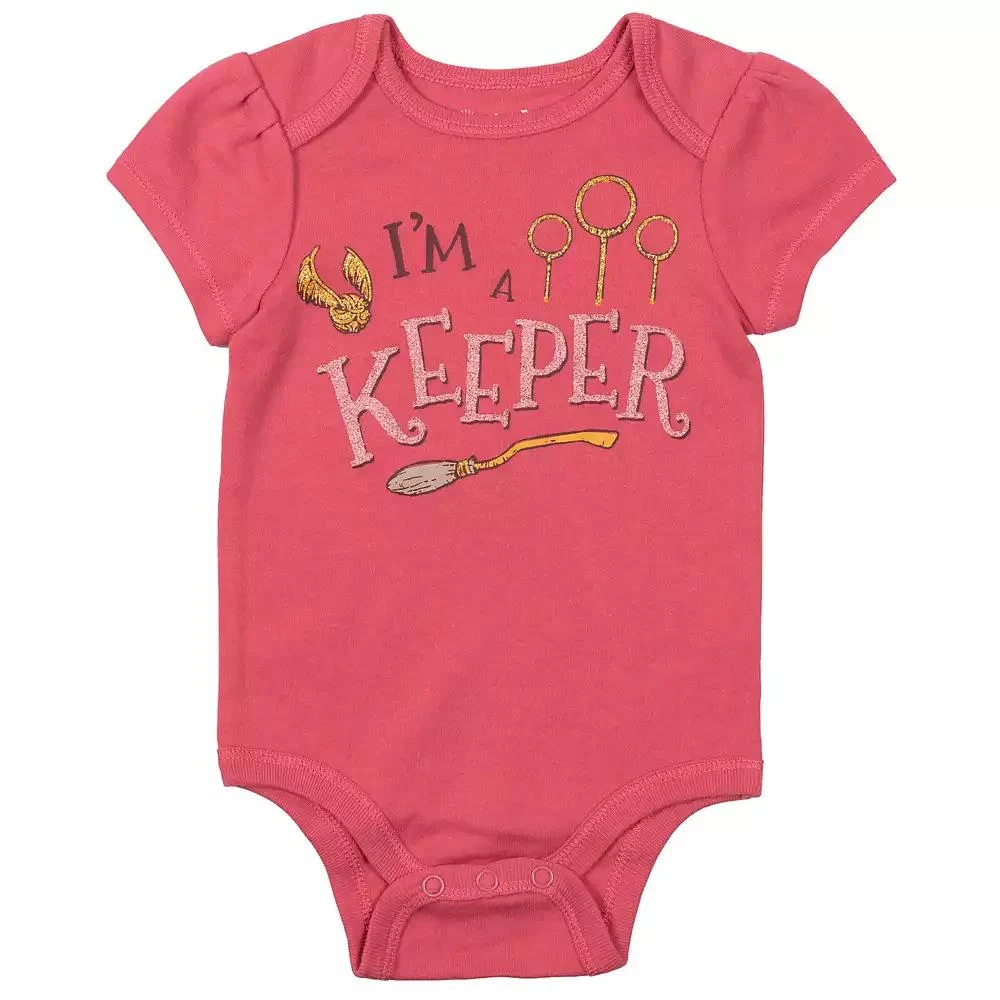 Harry Potter Baby Girls 5 Pack Bodysuits 6