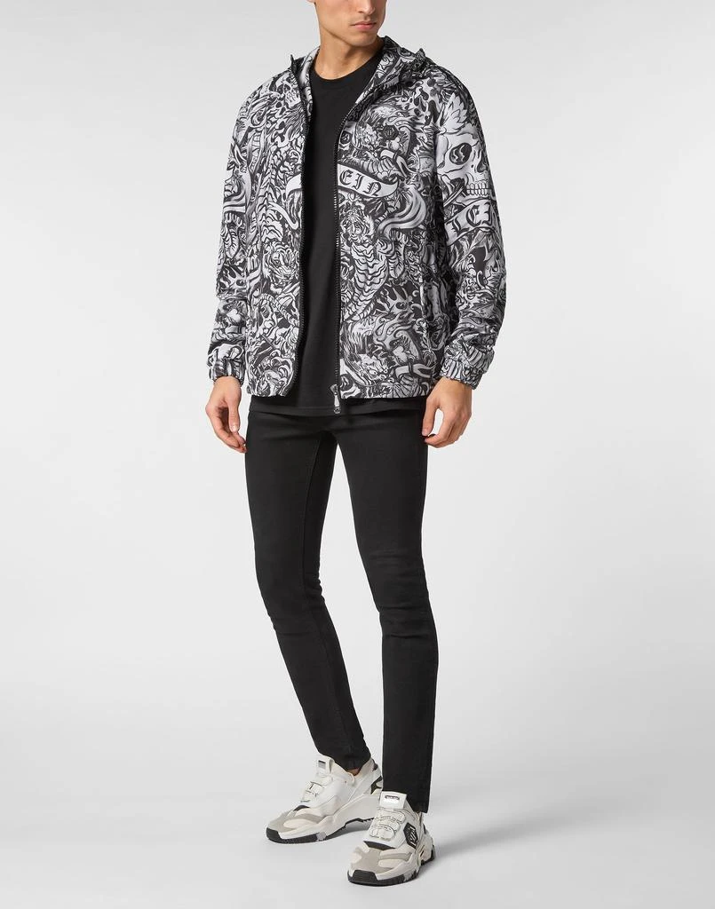 Philipp Plein Nylon Windbreaker Tattoo 3