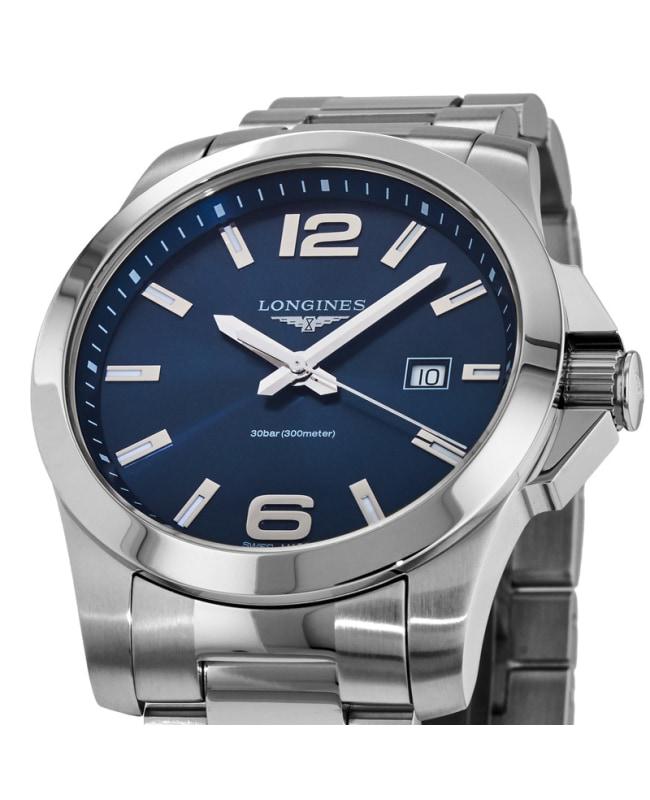Longines Longines Conquest Quartz Blue Dial Stainless Steel Men's Watch L3.760.4.96.6