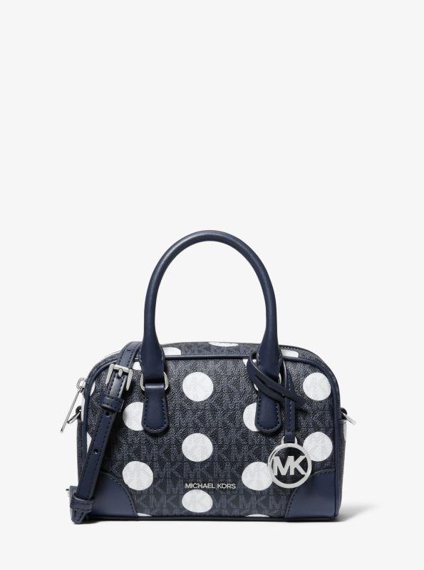 Michael Kors Thompson Extra-Small Polka Dot Signature Logo Satchel