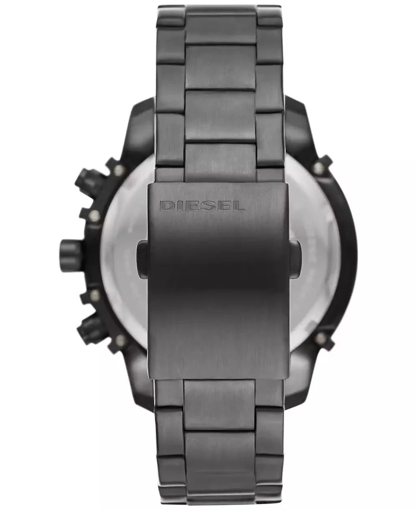 Diesel Men's Chronograph Griffed Gunmetal-Tone Stainless Steel Bracelet Watch 48mm 3