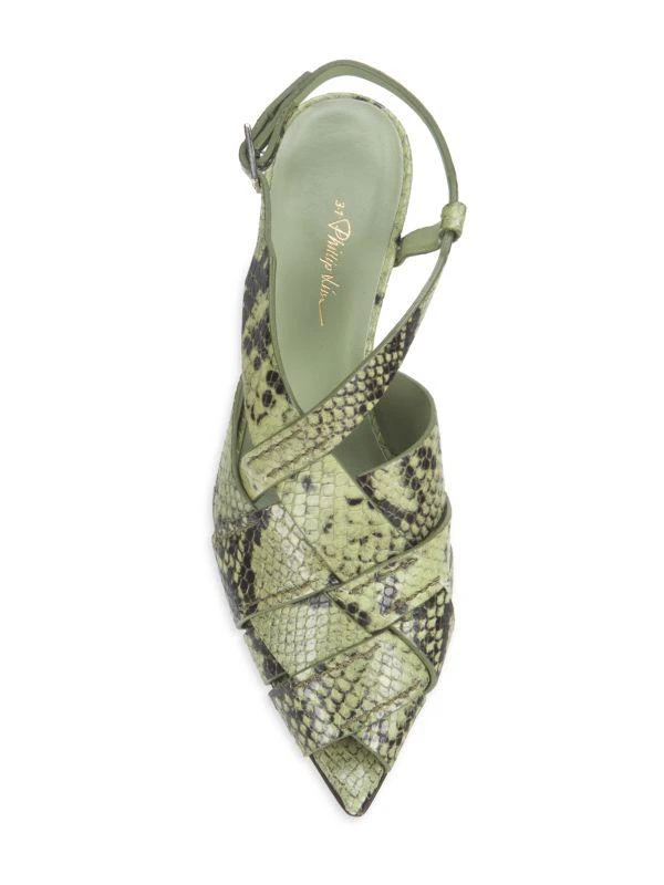 3.1 Phillip Lim ​Nina 60MM Woven Leather Sandals 5