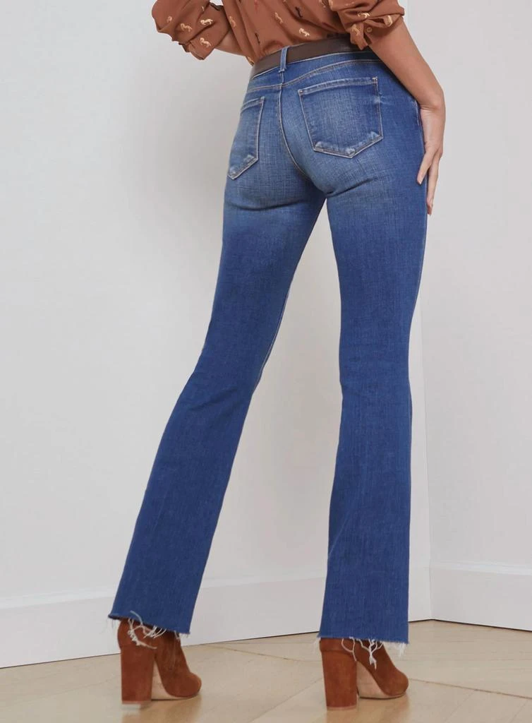 L'Agence L'Agence - Sneeki Low Rise Sneaker Straight Jean 4