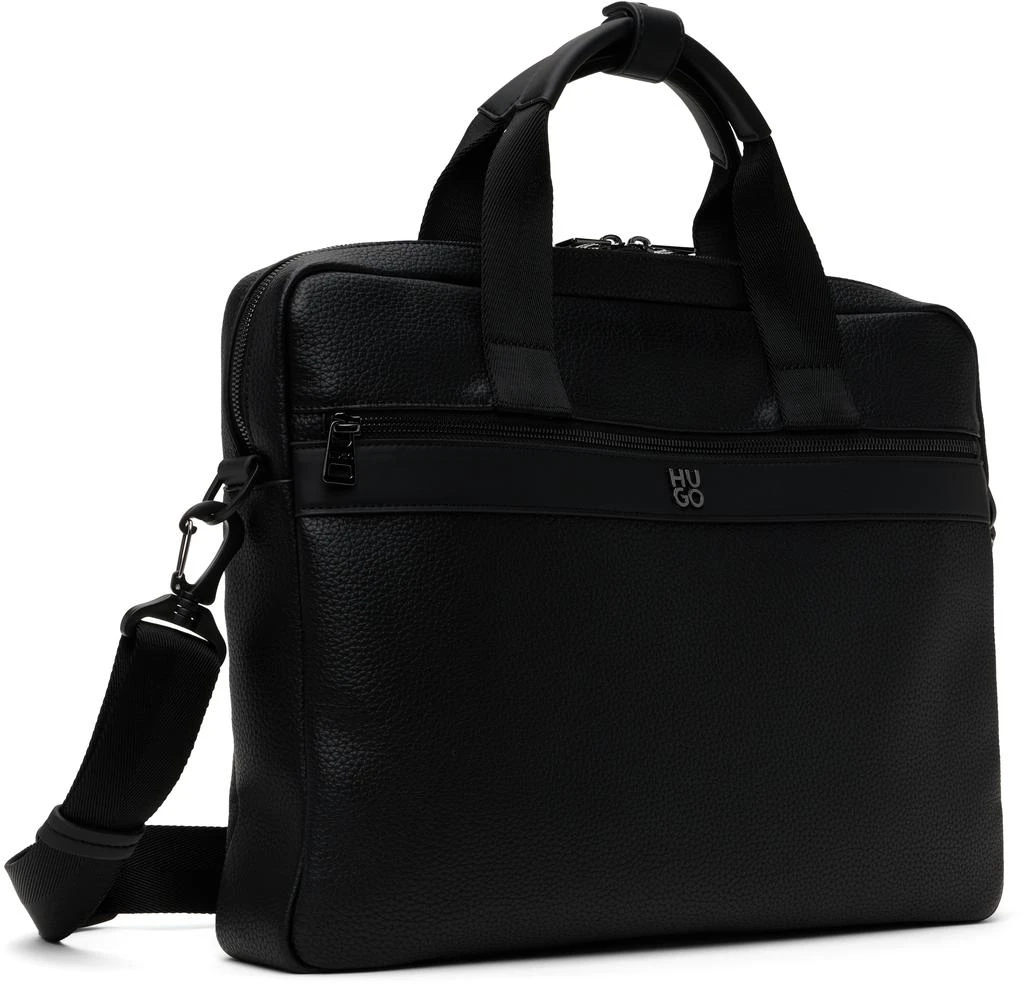 Hugo Boss Black Logo Hardware Faux-Leather Briefcase 2