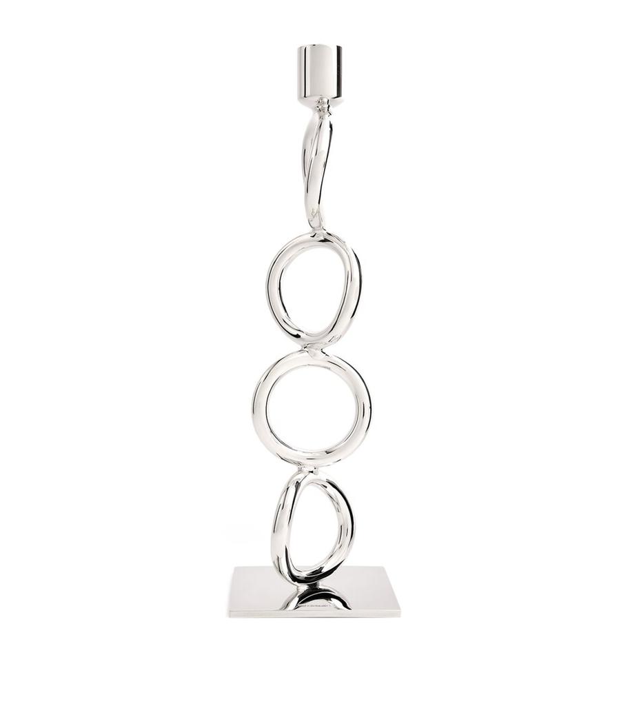 Christofle Silver-Plated Vertigo Candlestick