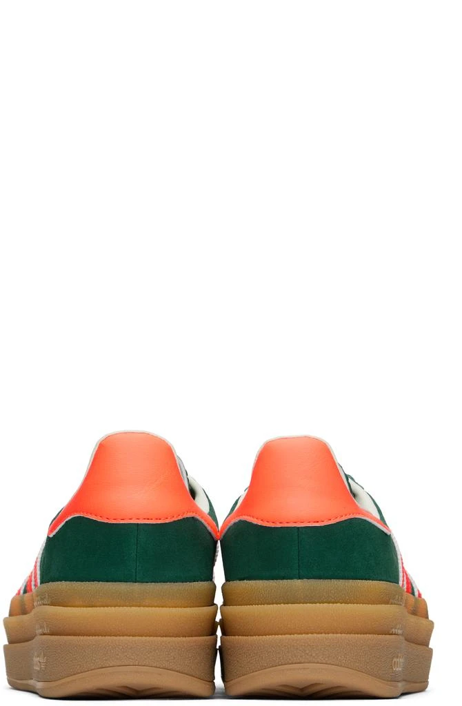 Adidas Big Kids Green 
Orange Gazelle Bold Sneakers 2
