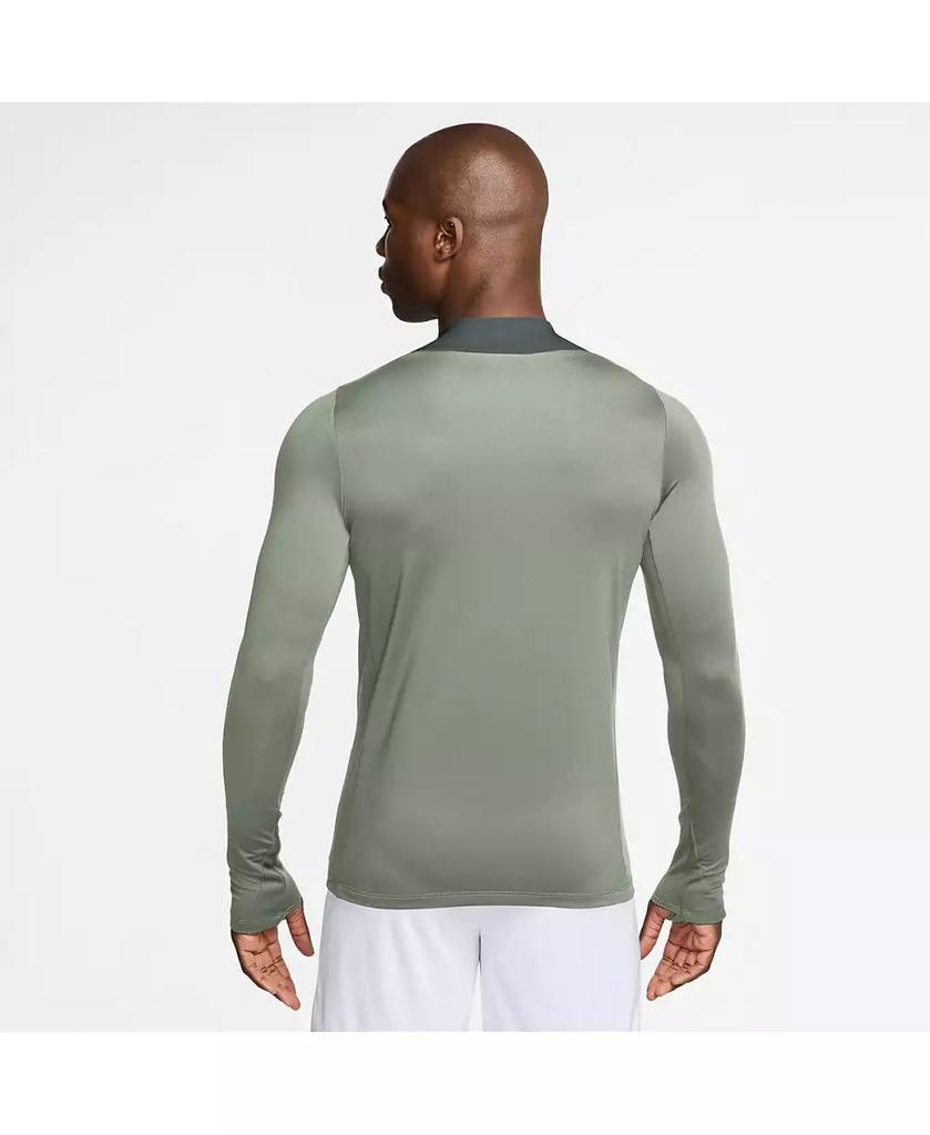 NIKE Men's Green Chelsea 2025/26 Strike Drill Raglan Quarter-Zip Long Sleeve Sweatshirt