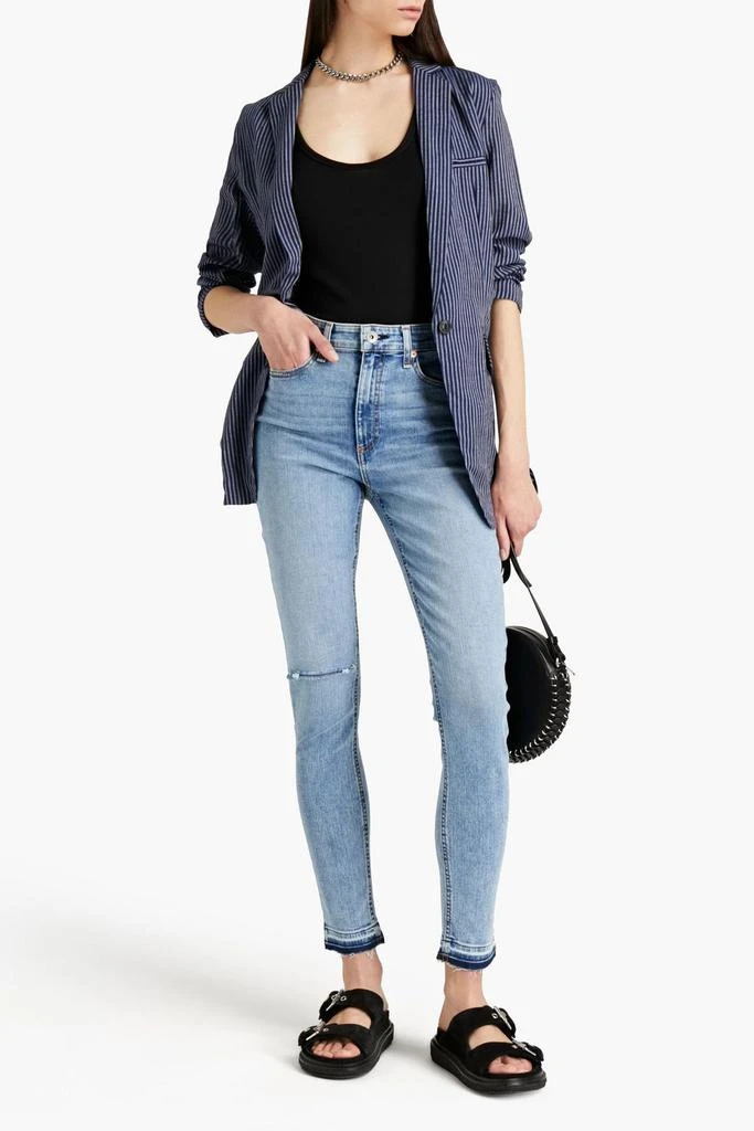 Rag & Bone Nina distressed high-rise skinny jeans 2