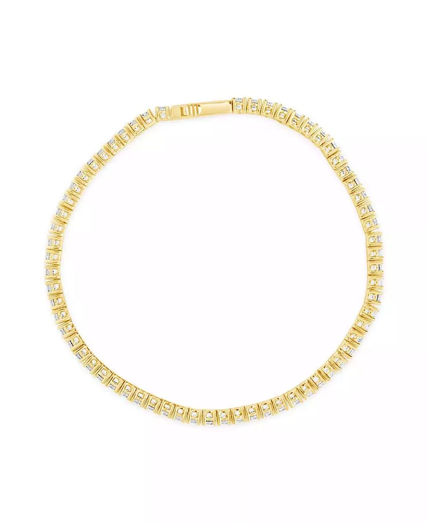 Sterling Forever Alicia Cubic Zirconia Tennis Bracelet Fashion