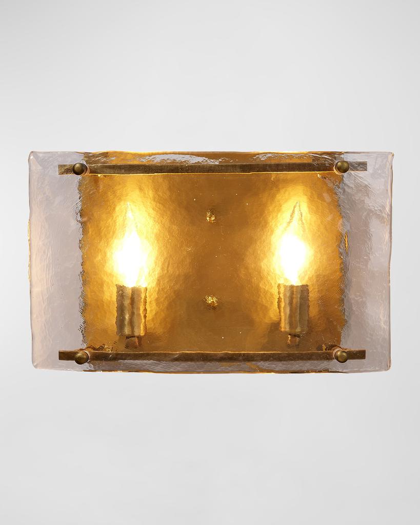 Jamie Young Glenn Glass Double Wall Sconce