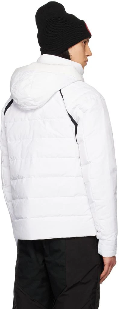 Canada Goose White Hybridge Base Down Jacket 3