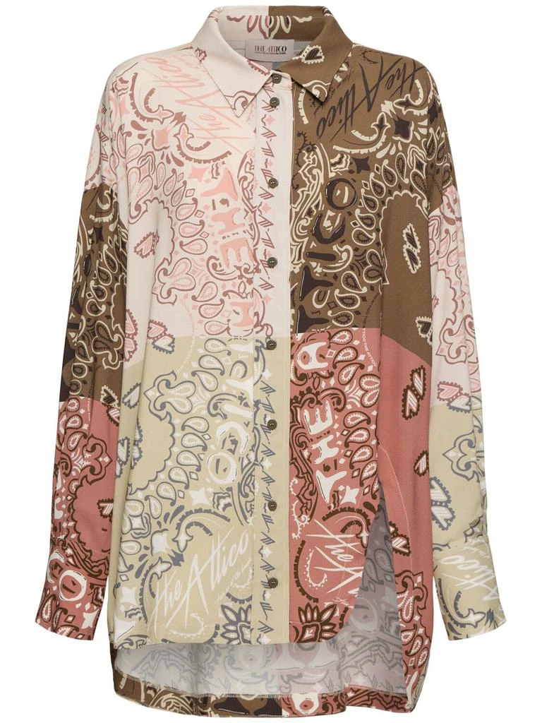 The Attico Bandana Print Muslin Shirt 1