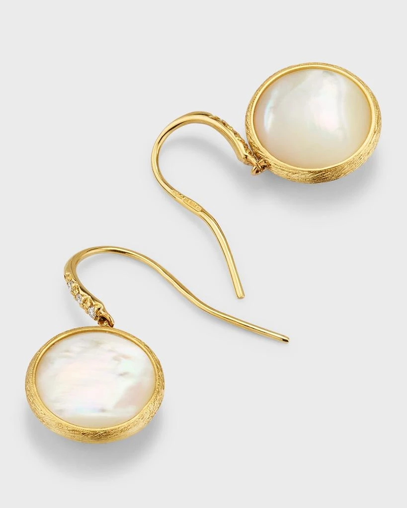 Marco Bicego Jaipur Color Drop Earrings with Diamonds and Mother-of-Pearl 4