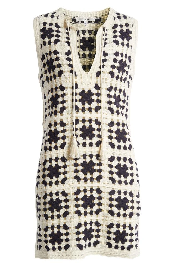 FRAME Granny Square Crochet Dress 1