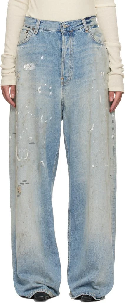 Acne Studios Blue Super Baggy Fit 2023F Jeans