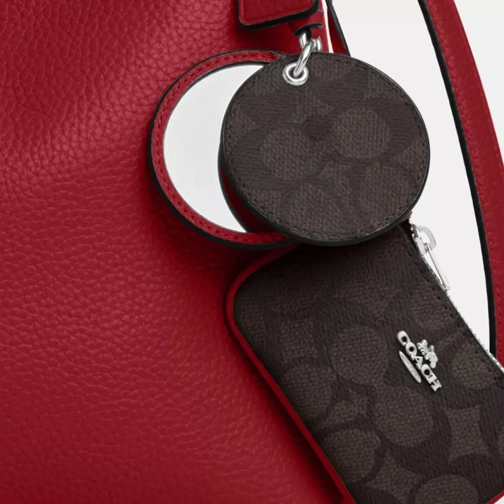Coach Laurel Shoulder Bag With Mirror Charm And Pouch 8
