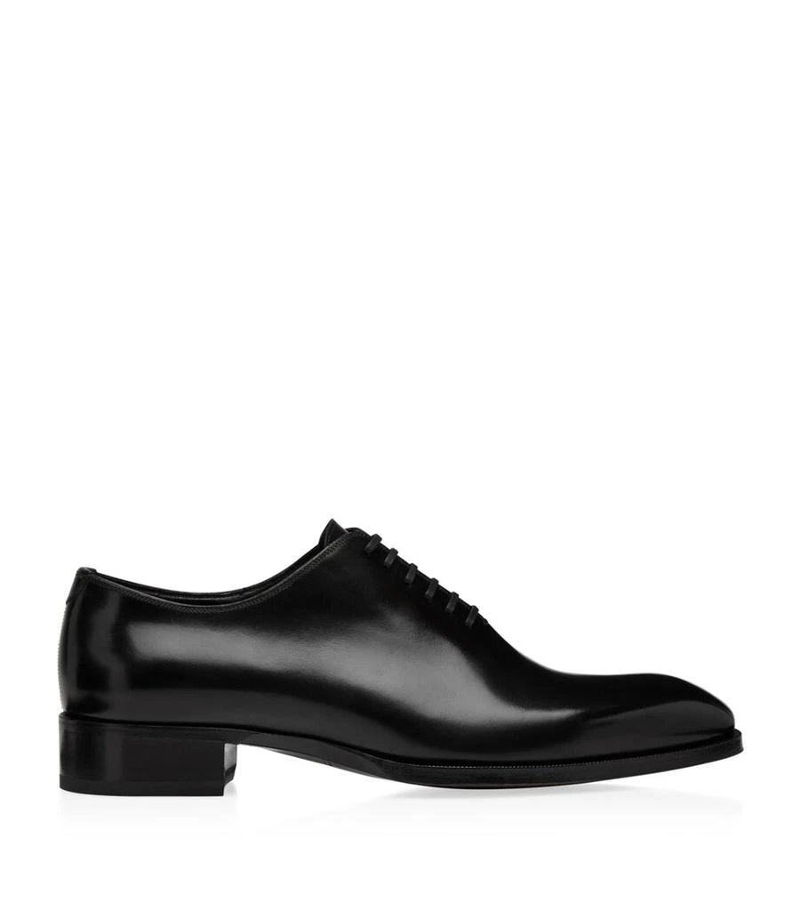 Tom Ford Burnished Leather Elkan Lace-Up Shoes 1