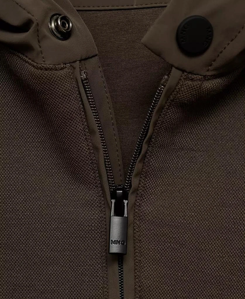 Mango Men's Regular-Fit Hooded Sweatshirt 3