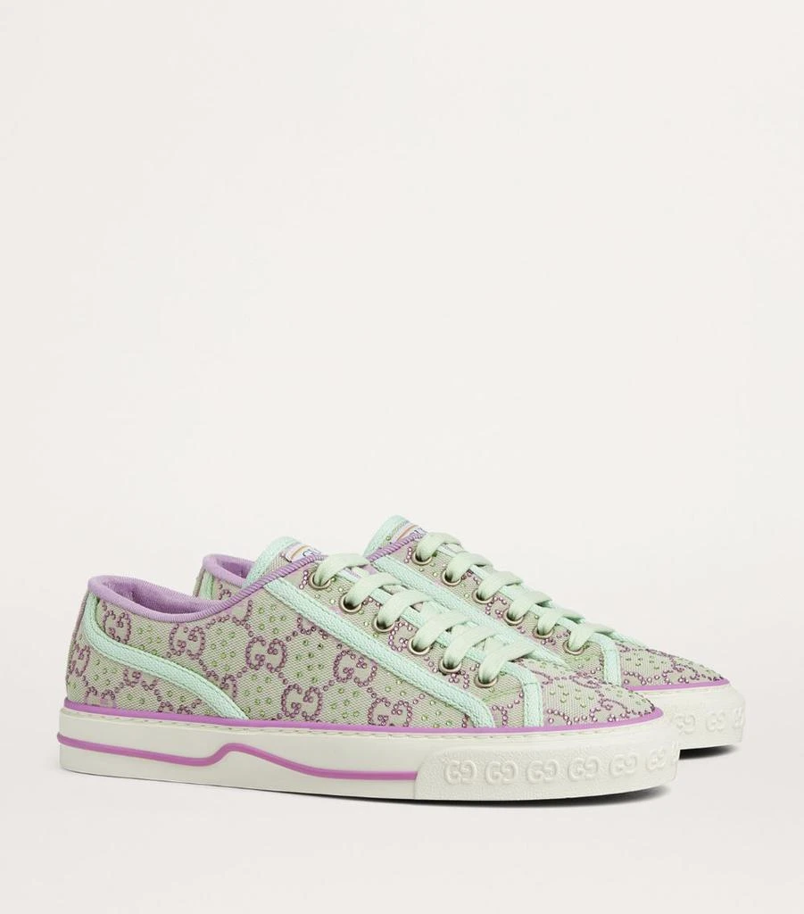 Gucci Rhinestone Tennis 1977 Sneakers 6