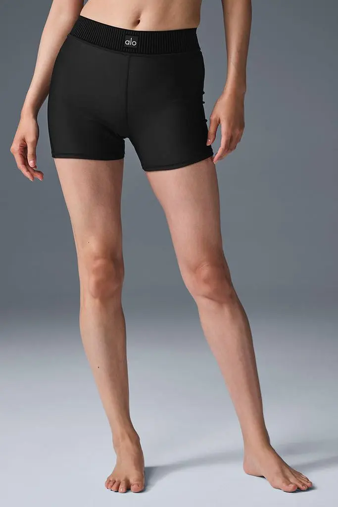 ALO | Airlift High-Waist Line Up Short in Eclipse Blue, Size: Medium