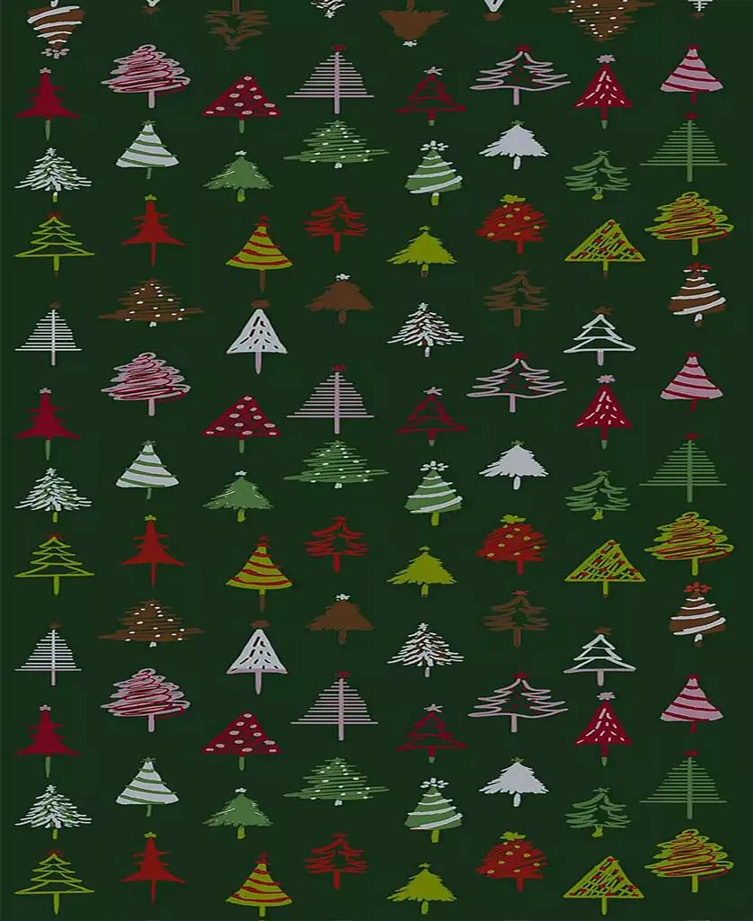 Fraas Fir Trees Christmas Cash Mink Scarf 2