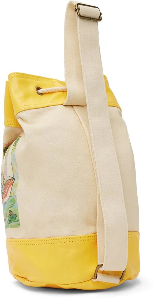 The Animals Observatory Kids Yellow & Off-White Babar Backpack 3