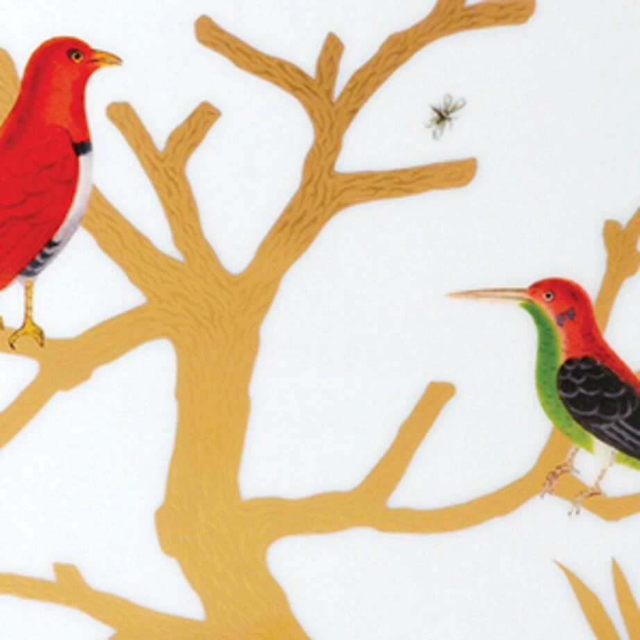Bernardaud Aux Oiseaux Rectangular Tray (19.5cm x 22cm) 3