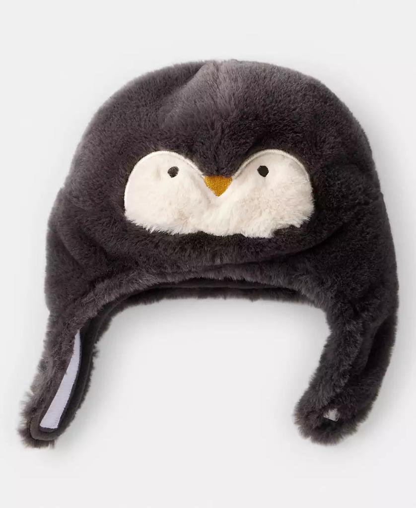 Carter's Baby Boys or Baby Girls X-Mas Penguin Crochet Hat