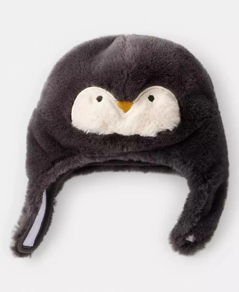 Carter's Baby Boys or Baby Girls X-Mas Penguin Crochet Hat 1