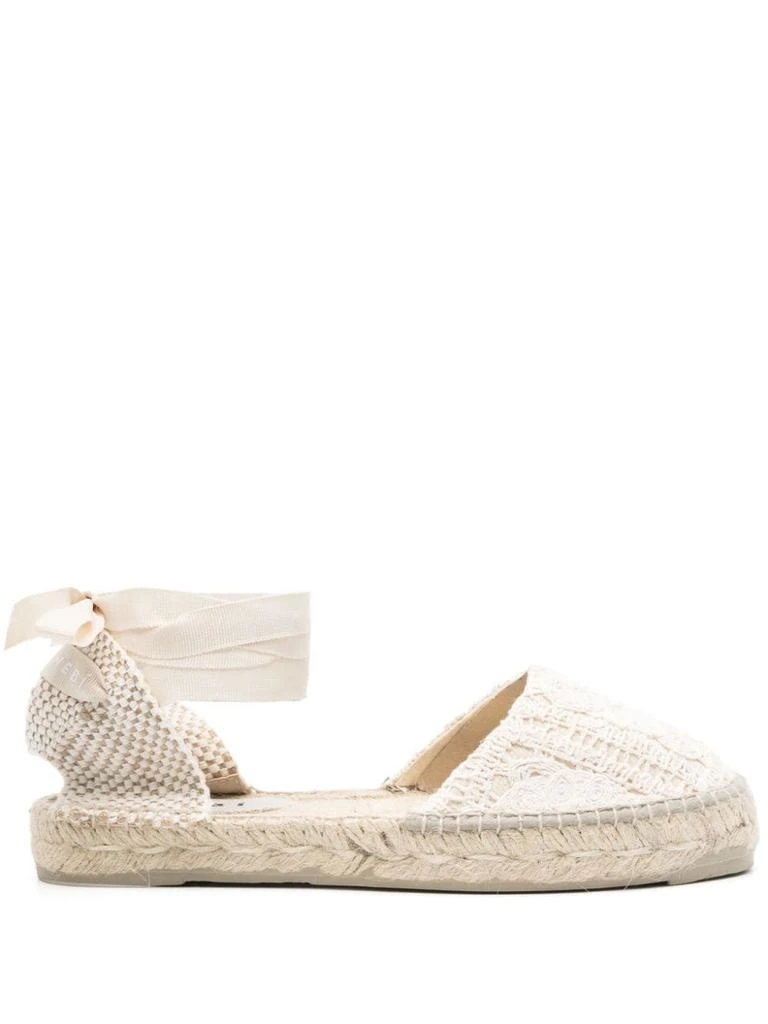 Manebi MANEBI - Flat Valenciana Crochet Cotton Espadrilles 1