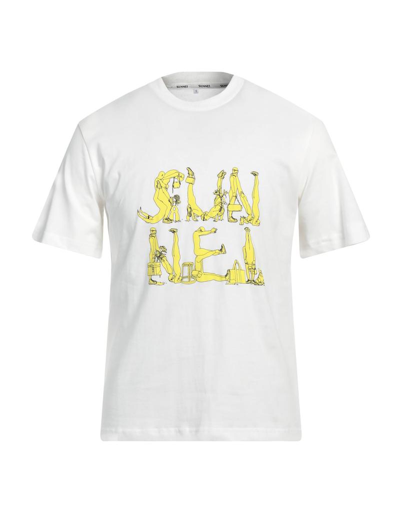 SUNNEI Sunnei Off White Cotton T-Shirt - T-Shirts - Compare