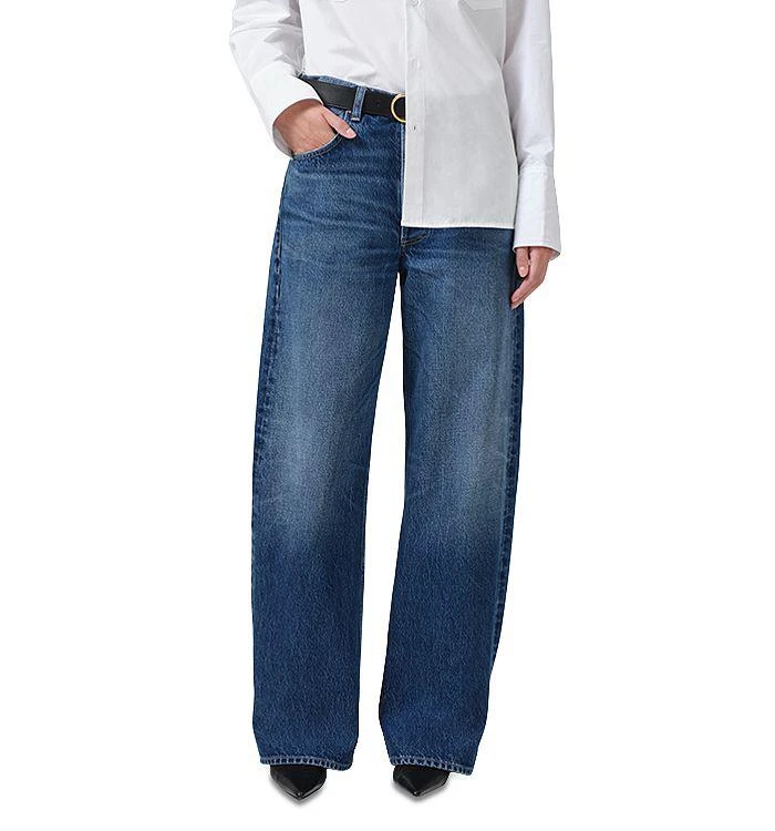 Citizens of Humanity Ayla High Rise Baggy Cropped Wide Leg Jeans in Claremont 1