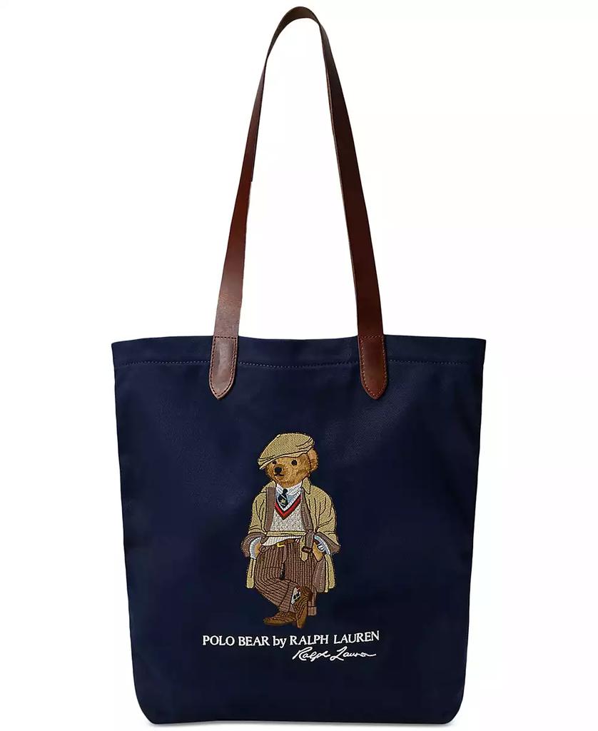 Ralph Lauren Polo Bear Twill Shopper Tote