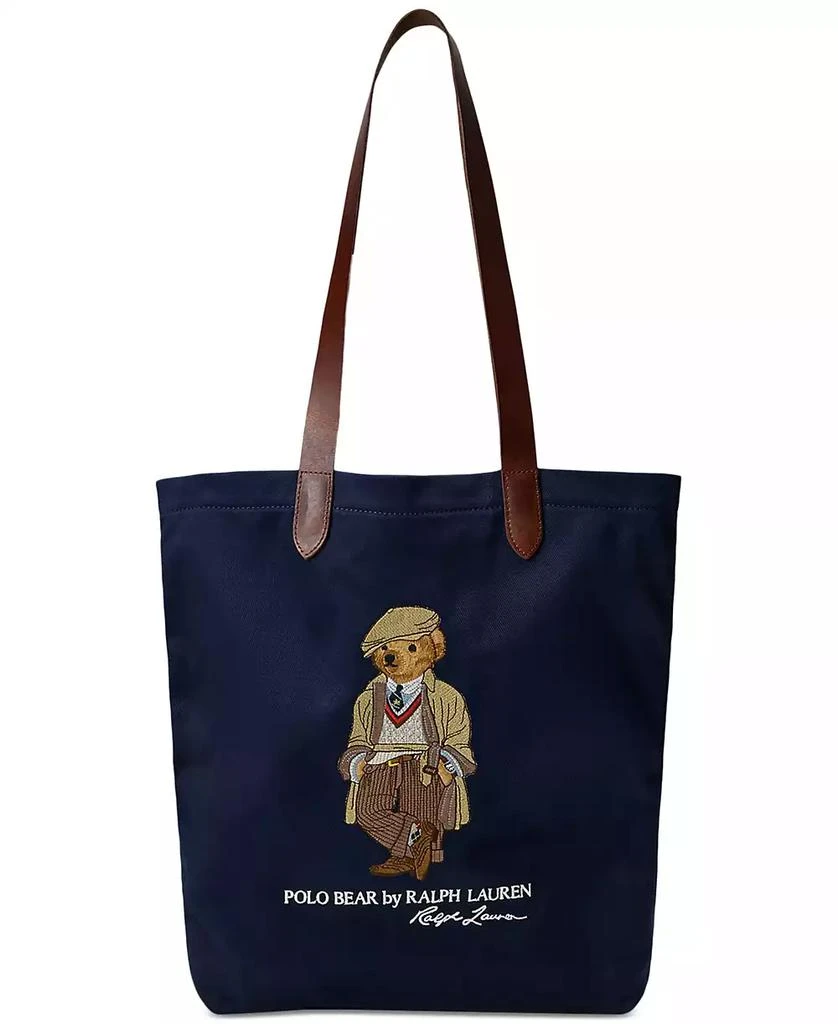 Ralph Lauren Polo Bear Twill Shopper Tote 1
