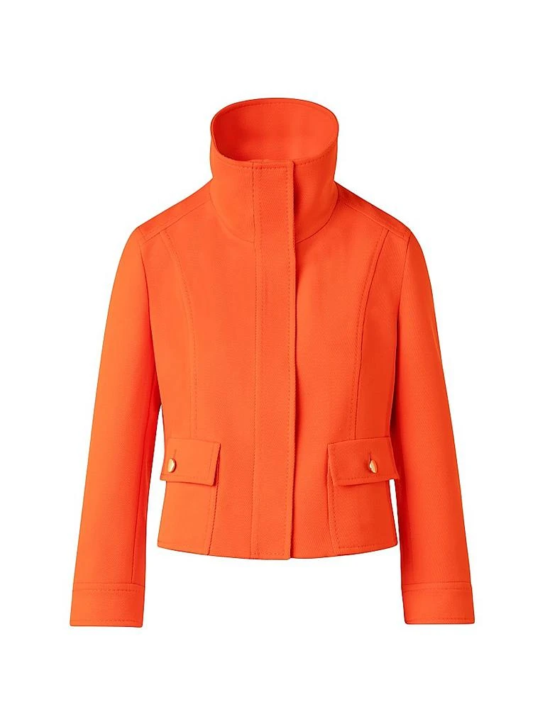 Akris Wool Tricotine Boxy Jacket 3