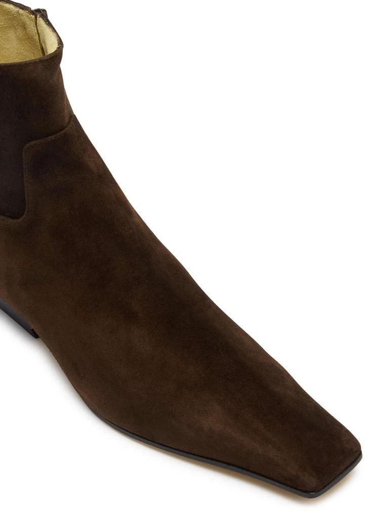 Khaite Marfa 30 suede ankle boots 4