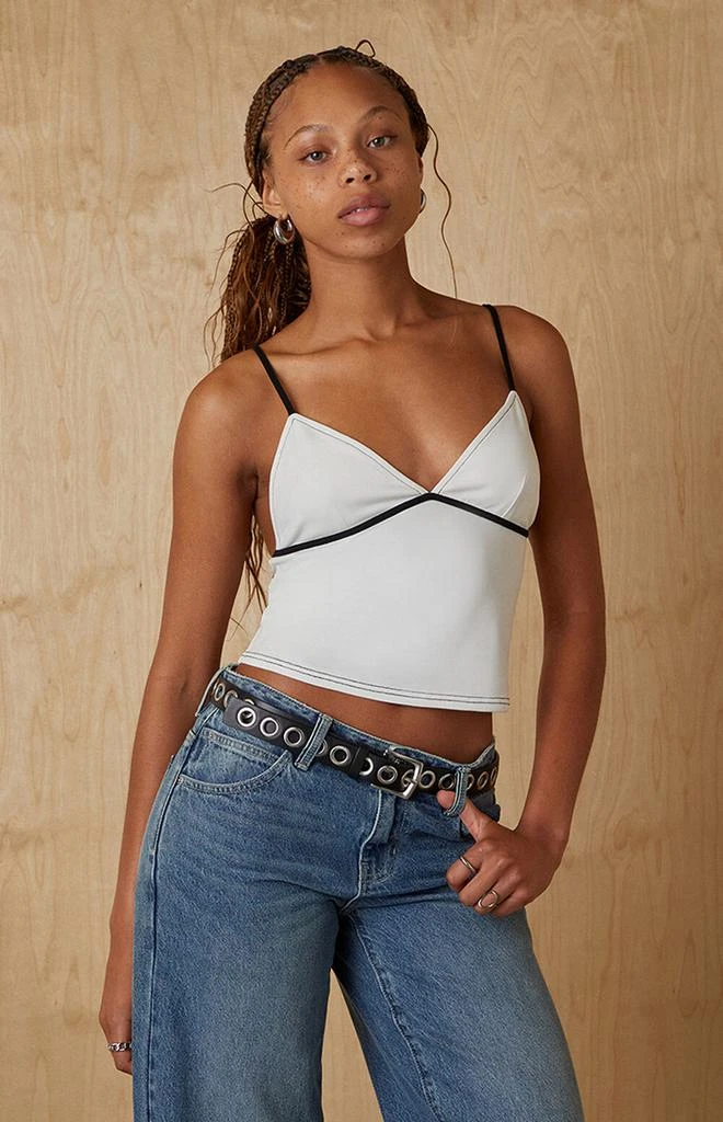 Your Favorite Dana Trim V Neck Cami Top 1