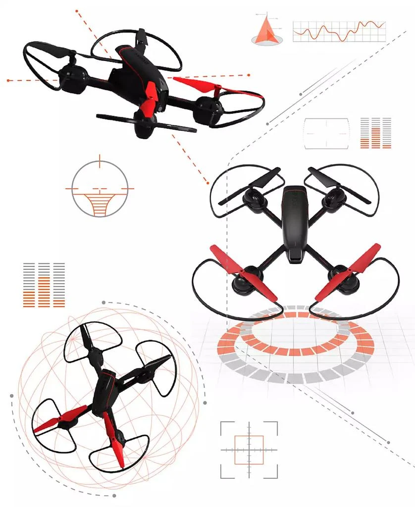 Sharper Image Streaming Camera Mach X-Video Drone 4
