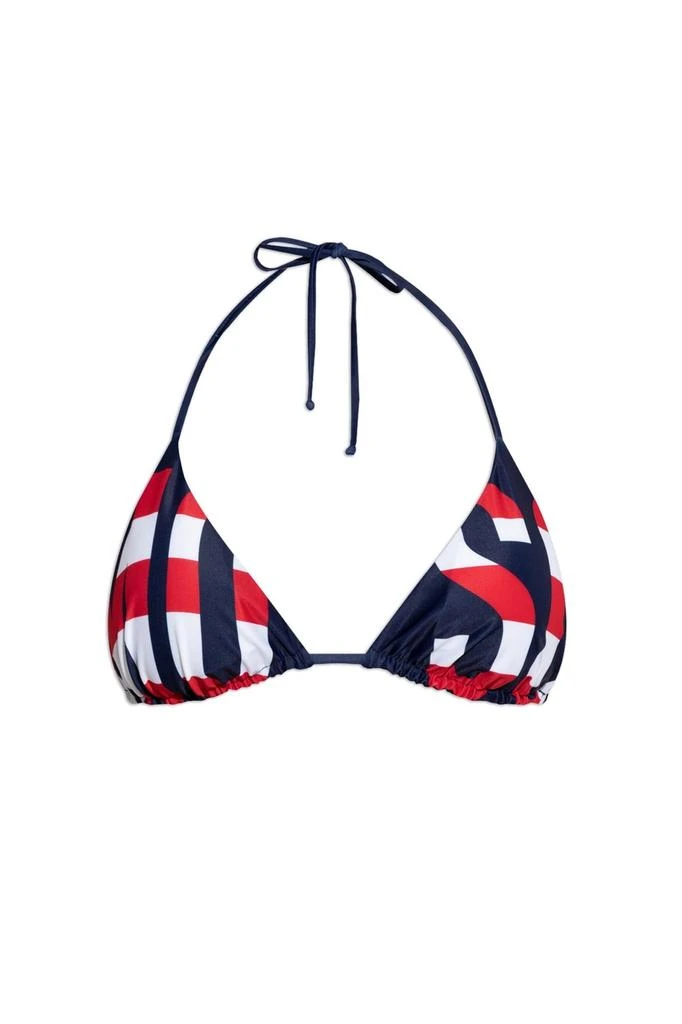 Moschino Moschino Logo Printed Triangle Cup Bikini Top 1