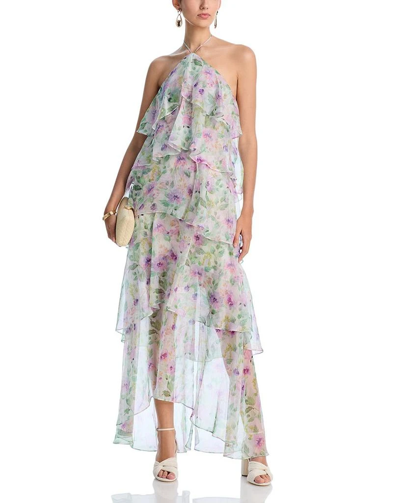 Elliatt Mirabelle Tiered Halter Dress 4