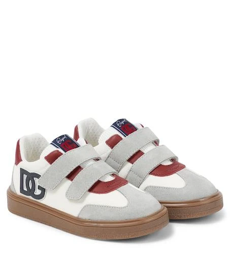 Dolce 
Gabbana DG Original leather-trimmed sneakers 1