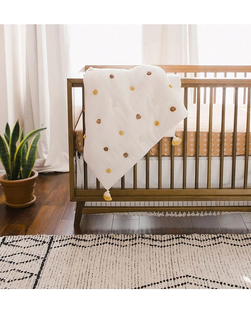 Crane Baby Kendi Pom Pom Quilted Blanket - Ages 0-36 Months 5
