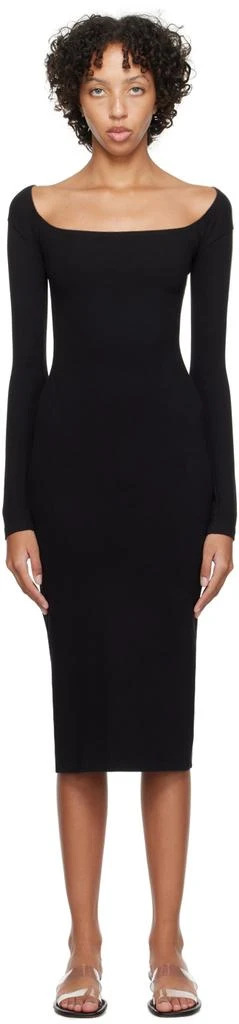 Gil Rodriguez Black 'El Tigre' Midi Dress 1