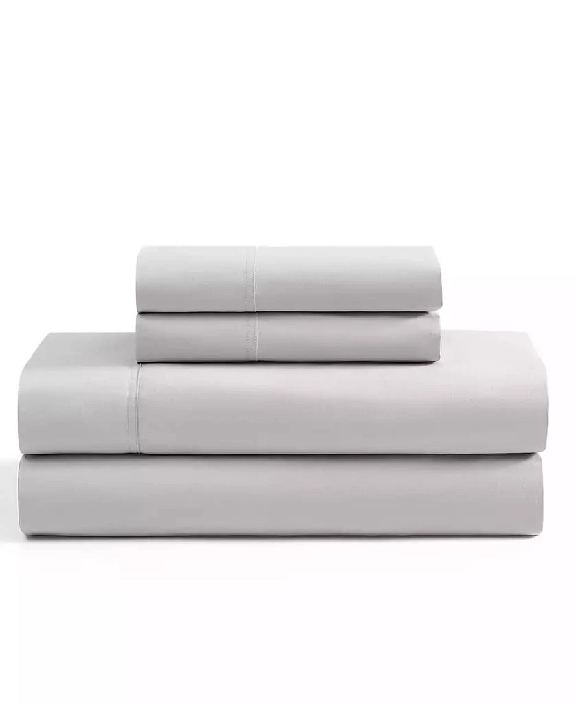 Tommy Hilfiger Solid 200-Thread Count Cotton Percale 4-Pc. Sheet Set 1