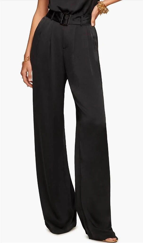 Ramy Brook Ramy Brook - Amaya Belted Satin Pants 1
