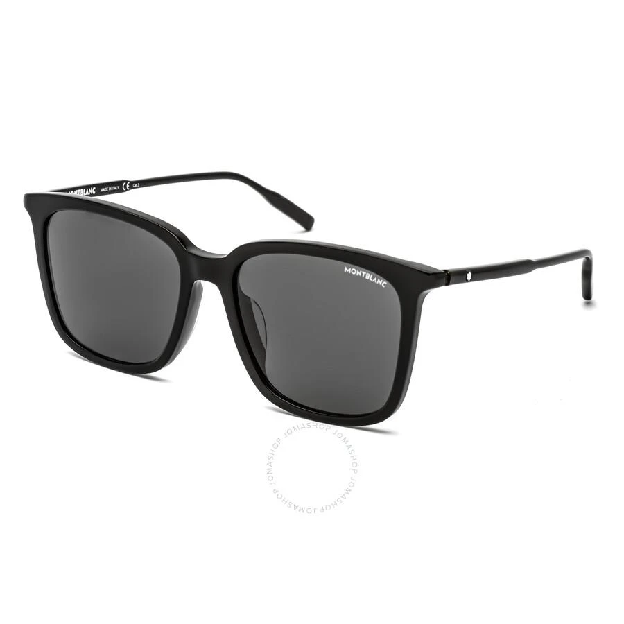 MontBlanc Grey Square Men's Sunglasses MB0084SK 001 56 1