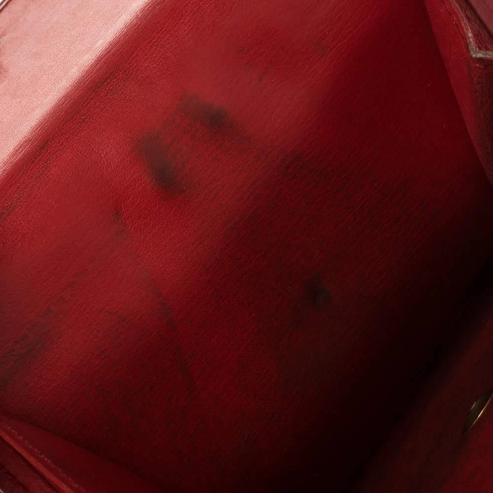 Louis Vuitton Louis Vuitton Red Epi Leather Elise Wallet 10