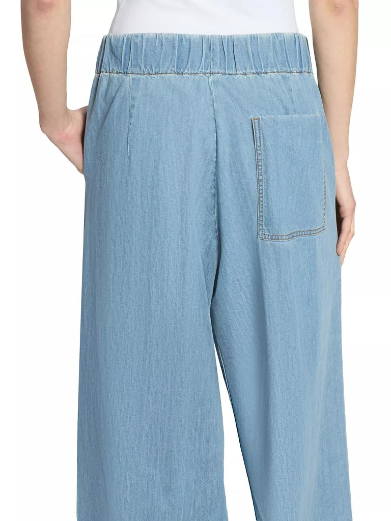 Dries Van Noten Pila Cotton Denim Wide-Leg Pants 6